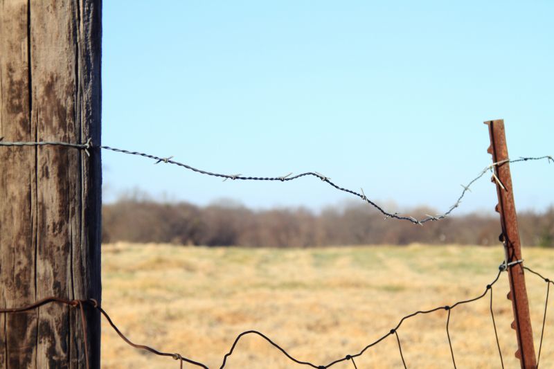 Barb Wire Fencing Repair