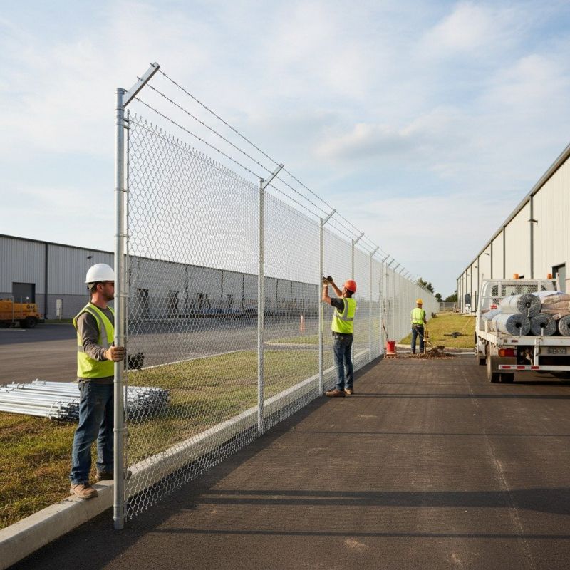 Commercial Metal Fence Service
